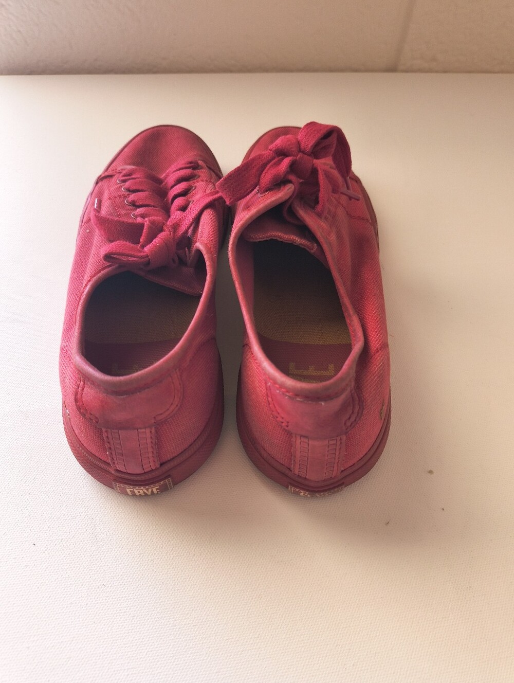 Frye Women's Lace-Up Canvas Sneakers - Size 9